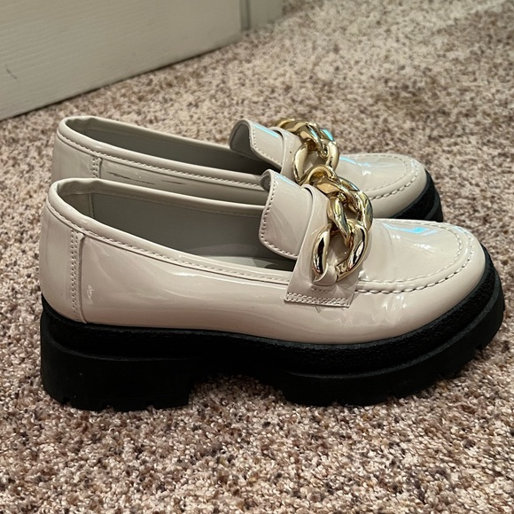 Lug Sole Patent Embellished Loafers - Picture 2 of 4